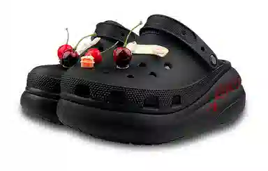 Crocs Crush Clog Black Red