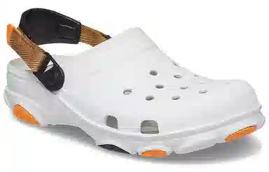 Crocs Classic Clog White Orange
