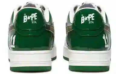A BATHING APE STA White Green