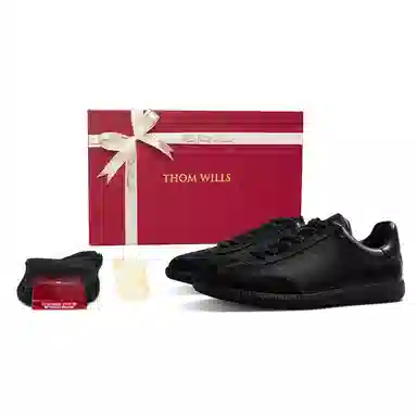 Thom Wills Black Retro Trainer