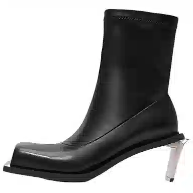 Daphne Sugar Series Black Ankle Boots