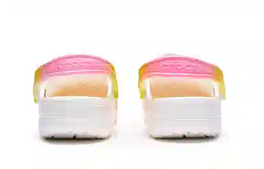 Crocs Classic Clog White Pink Yellow