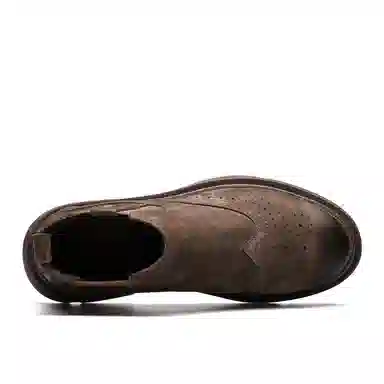 Yili Captain Chelsea Boots Brown