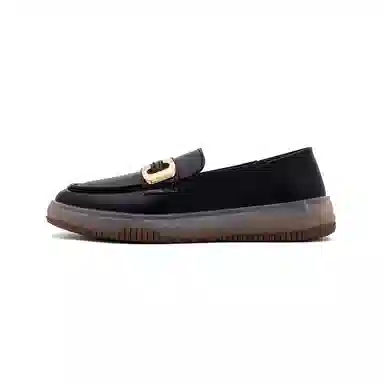 ZHR PU C Buckle Loafers