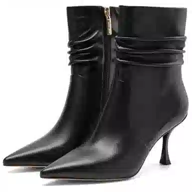 Nine West Stacked Heel Ankle Boots