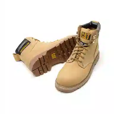 CAT Classic Retro Short Martin Boots Yellow