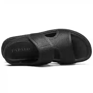 法派 织物 简约透气运动 沙滩凉鞋 男款 黑色