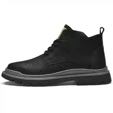 牛皮 通勤必备经典英伦风短筒耐磨舒适潮流个性商务休闲 短靴 男款