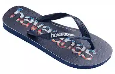 Havaianas Logomania Print Navy