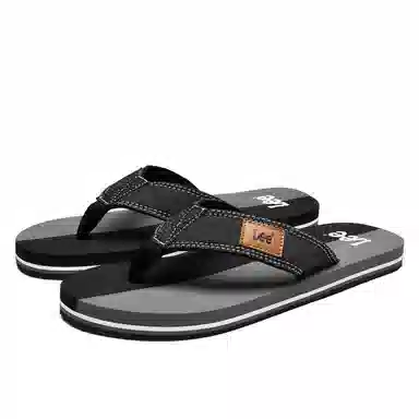 Lee Rubber Sole Flip Flops