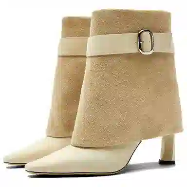 Nine West Neil Heel Ankle Boots 8cm