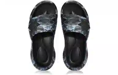 NORVINCY Slide Sandals Black White