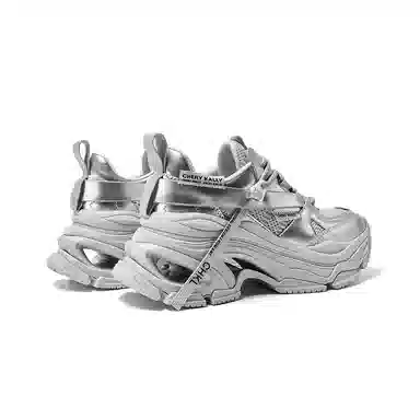 CHERYKALLY Breathable Platform Sneakers 7cm Beige