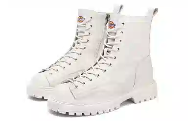 Dickies Fashion Retro Martin Boots Beige