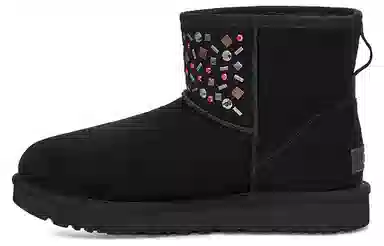 UGG Classic Mini Stud II Black Women's