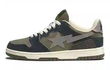 A BATHING APE SK8 STA Olive
