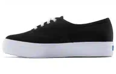 Keds Breathable Platform Canvas Sneakers Black