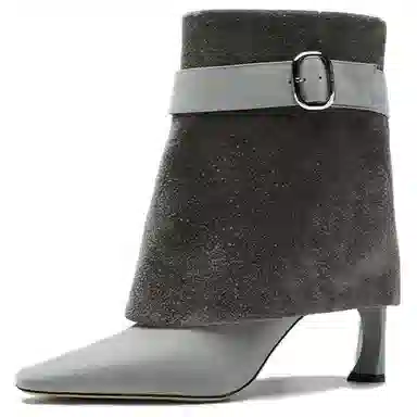 Nine West Neil Heel Ankle Boots 8cm