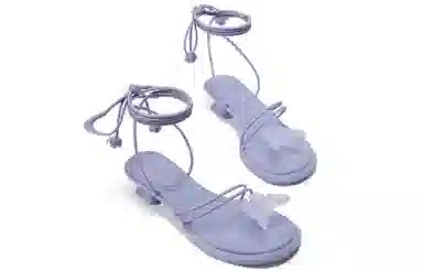 Charles & Keith PU Toe Loop Sandals