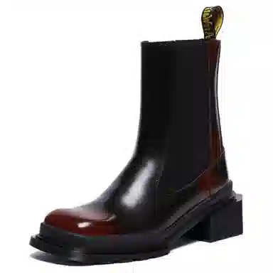 Dr. Martens Chelsea Boots Black Red
