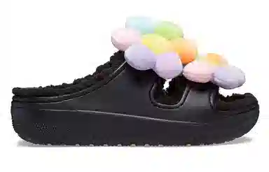 Crocs Classic Fuzzy Black