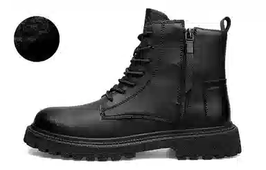 Leaveland Martin Boots Black