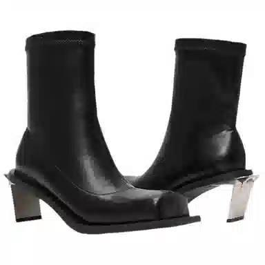 Daphne Sugar Series Black Ankle Boots