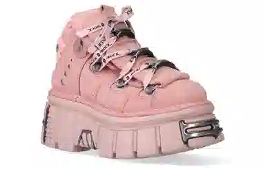 New Rock Low Top Pink