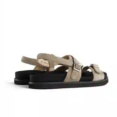 marie claire Basil Khaki Sandals