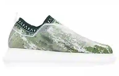 NORVINCY Flyknit Platform Sneakers Green