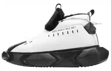 NORVINCY Snow Boots Black White