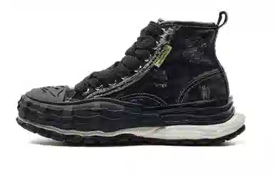 OGR High Top Canvas Sneakers Black