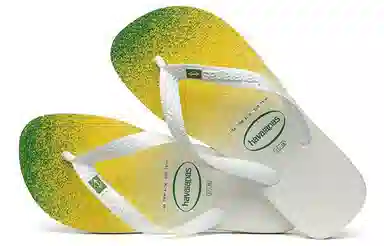 Havaianas Brasil Fresh White Yellow Green