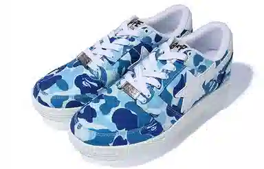 A BATHING APE ABC Camo Bape Sta Low Blue
