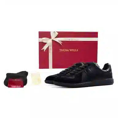 Thom Wills Black Retro Trainer
