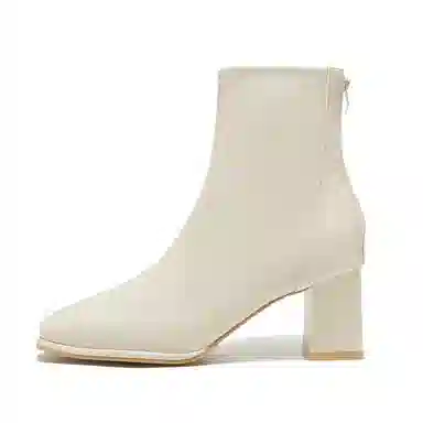 Medd Short Boots Beige