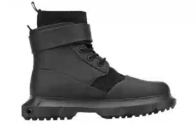 NORVINCY Retro Matte Sock Martin Boots Black