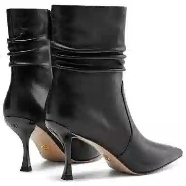 Nine West Stacked Heel Ankle Boots