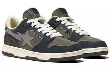 A BATHING APE SK8 STA Olive