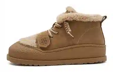 EBLAN Short Snow Boots Brown