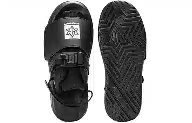 NORVINCY Platform Sport Sandals Black
