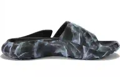 NORVINCY Slide Sandals Black White