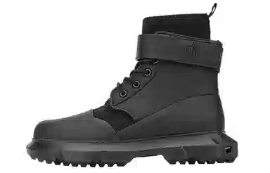 NORVINCY Retro Matte Sock Martin Boots Black