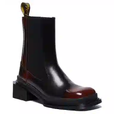 Dr. Martens Chelsea Boots Black Red