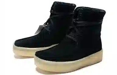 Clarks Originals Suede Boots Black