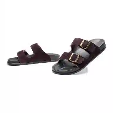 果洛菲 舒适百搭休闲 防滑一字拖鞋 男女同款