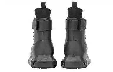 NORVINCY Retro Matte Sock Martin Boots Black