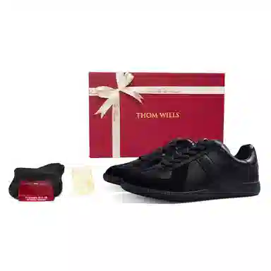 Thom Wills Black Retro Trainer