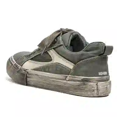 Mengsai Low Canvas Sneakers