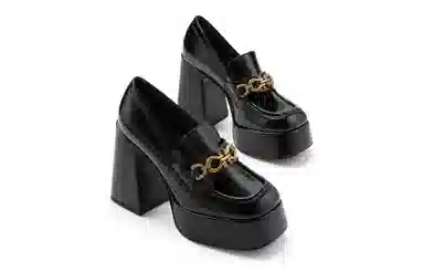 Charles & Keith Retro Block Heel Pumps